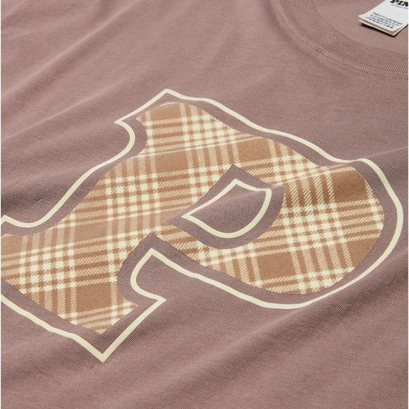 PINK VS Long sleeve ever campus cotton tee NWT M - Picture 4 of 6